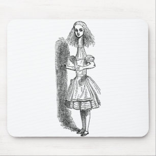 Vintage Alice Adventures in Wonderland by Tenniel Mouse Mat