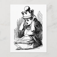 Vintage Alice in Wonderland, Alice w Queen's Crown