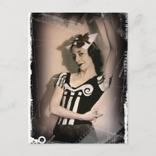 Vintage Alice in Wonderland Ballet Postcard (Front)