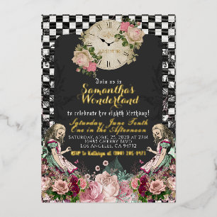 Vintage Alice in Wonderland Birthday