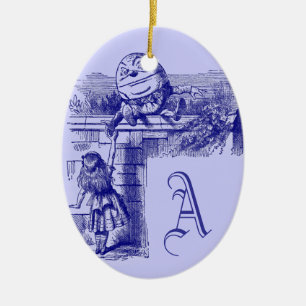 Vintage Alice in Wonderland Ceramic Tree Decoration
