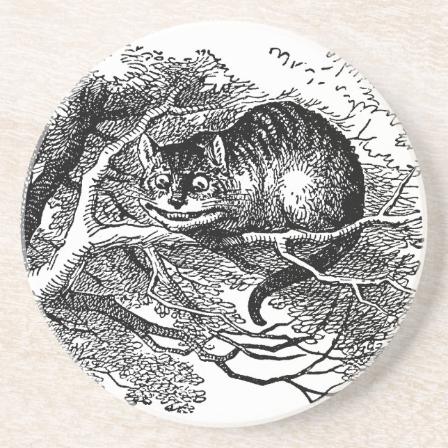 Vintage Alice in Wonderland, Cheshire Cat Coaster (Front)