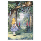 Vintage Alice in Wonderland Cheshire Cat Decoupage