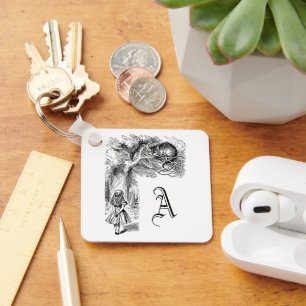 Vintage Alice in Wonderland, Cheshire Cat Key Ring