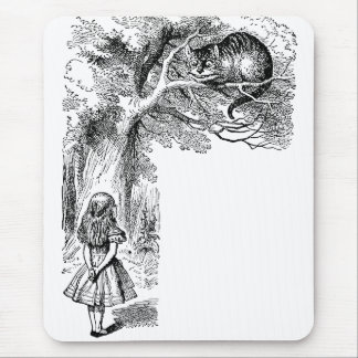 Vintage Alice in Wonderland, Cheshire Cat Mouse Mat