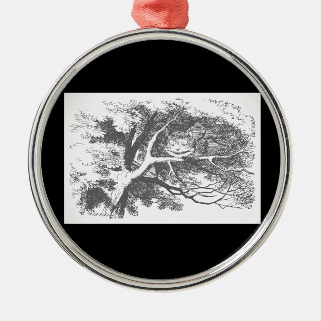 Vintage Alice in Wonderland Cheshire Cat Ornament (Front)