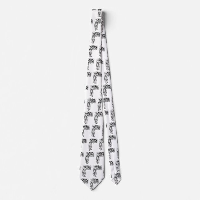 Vintage Alice in Wonderland, Cheshire Cat Tie (Front)