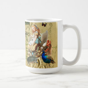 Vintage Alice in Wonderland collage Coffee Mug
