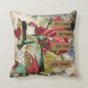 Vintage Alice in Wonderland Cushion