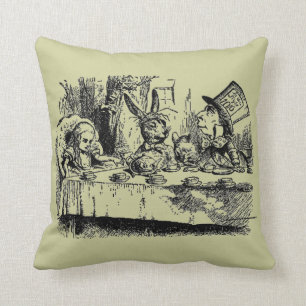 Vintage Alice in Wonderland Cushion