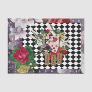 Vintage Alice in Wonderland Decoupage Tissue Paper