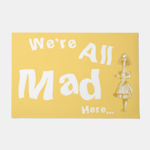 Vintage Alice in Wonderland Doormat