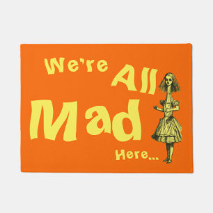 Vintage Alice in Wonderland Doormat