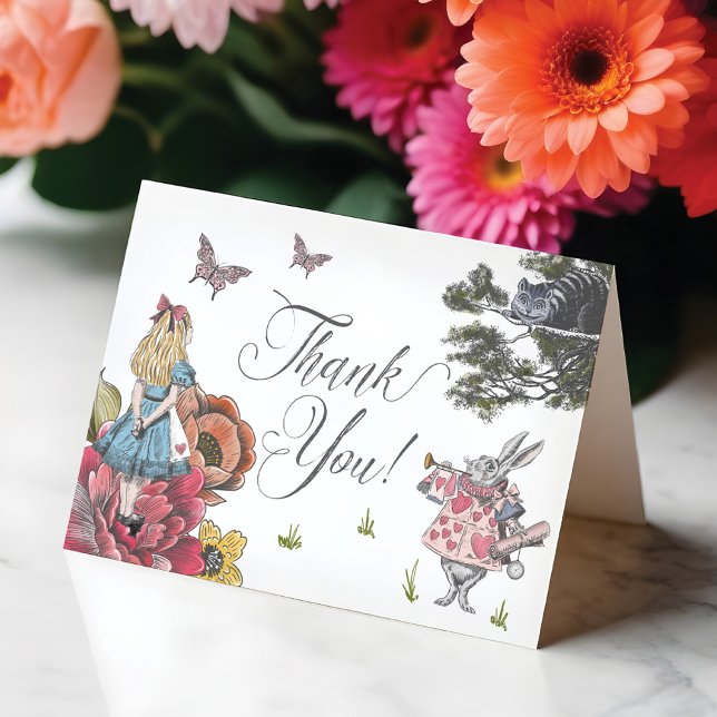 Vintage Alice In Wonderland Fairytale Thank You (Vintage Alice In Wonderland Fairytale Thank You)