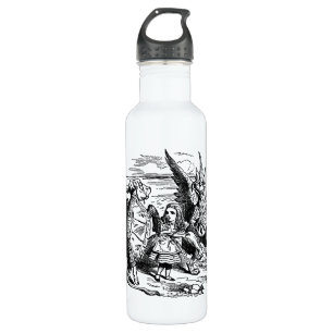 Vintage Alice in Wonderland, Gryphon, Mock Turtle 710 Ml Water Bottle