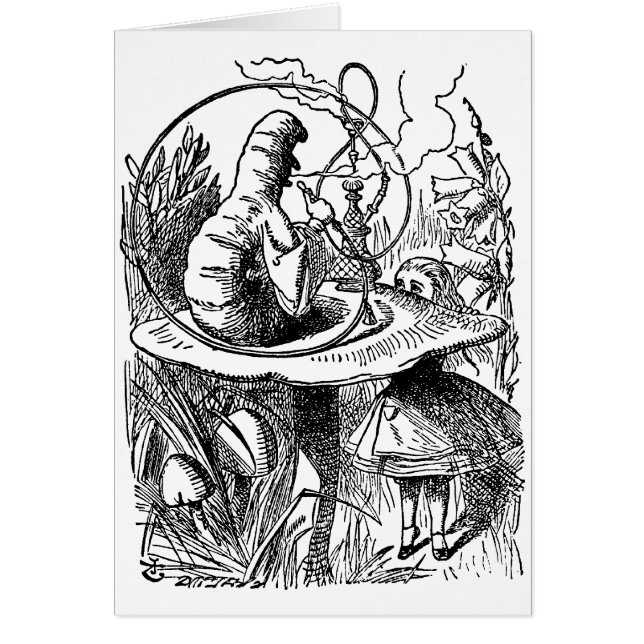 Vintage Alice in Wonderland Hookah Caterpillar (Front)