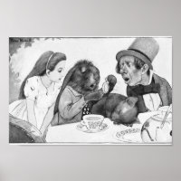 Vintage Alice in Wonderland Illustration