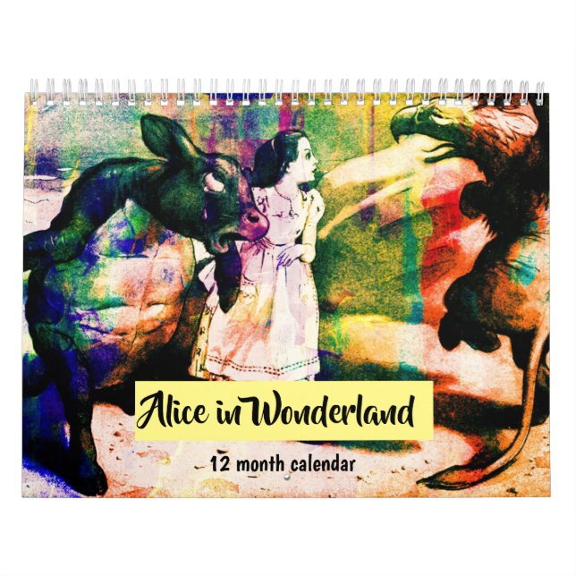 Vintage Alice in Wonderland Illustrations 2026 Calendar (Cover)