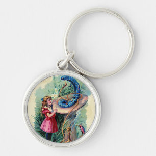 Vintage Alice In Wonderland Keychain