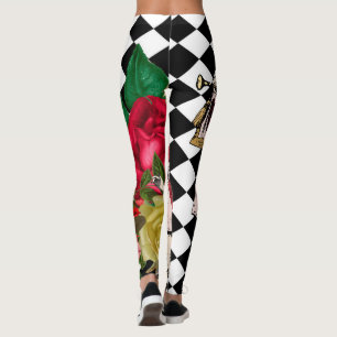 Vintage Alice in Wonderland  Leggings