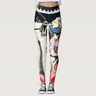 Vintage Alice in Wonderland   Leggings