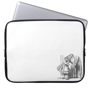 Vintage Alice in Wonderland looking for the door Laptop Sleeve