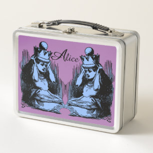 Vintage Alice in Wonderland Metal Lunch Box