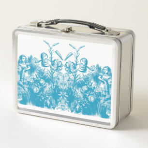 Vintage Alice in Wonderland Metal Lunch Box