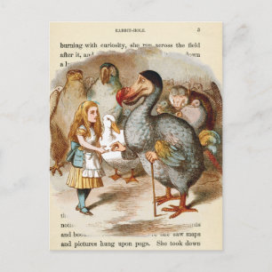 Vintage Alice in Wonderland  Postcard