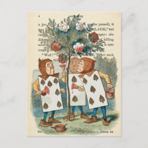 Vintage Alice in Wonderland  Postcard