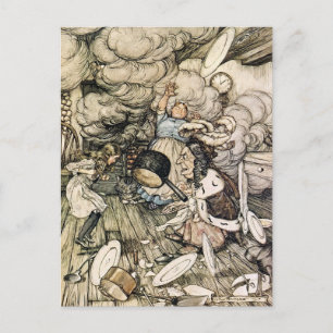 Vintage Alice in Wonderland  Postcard