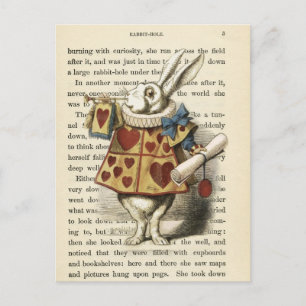 Vintage Alice in Wonderland  Postcard