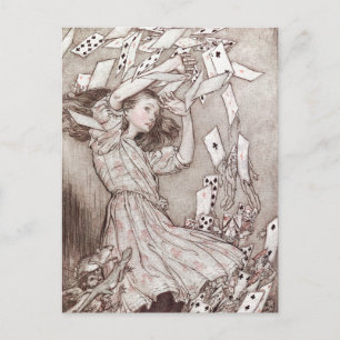 Vintage Alice in Wonderland  Postcard