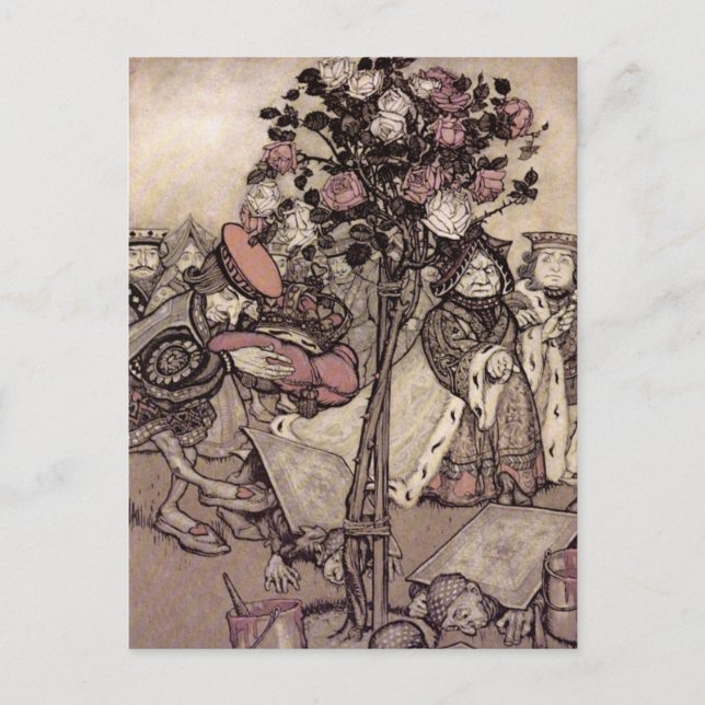 Vintage Alice in Wonderland  Postcard (Front)