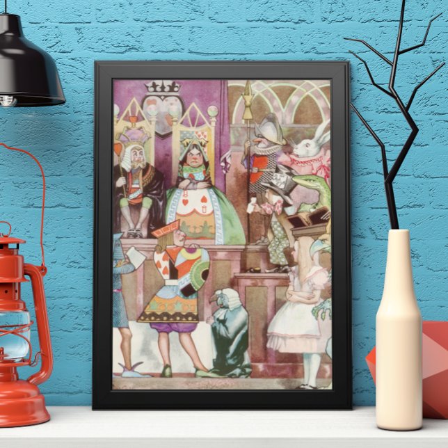 Vintage Alice in Wonderland, Queen of Hearts Poster (Creator Uploaded)