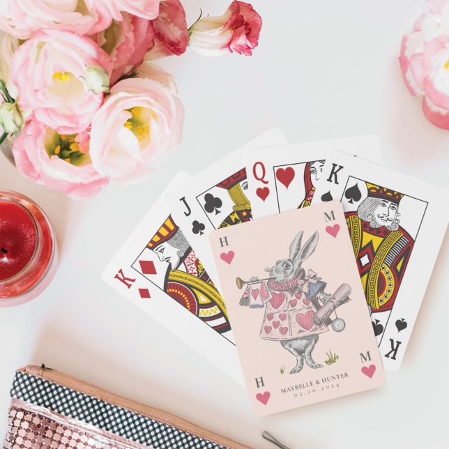 Vintage Alice in Wonderland Rabbit Playing Card (Creator Uploaded)