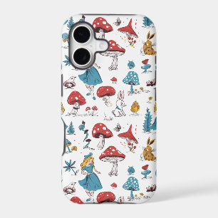 Vintage Alice in Wonderland Seamless Pattern