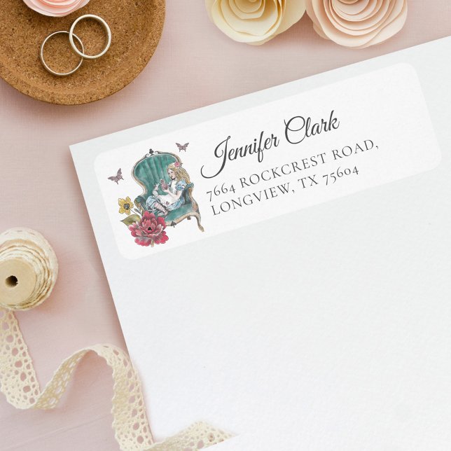 Vintage Alice in Wonderland Sitting In Green Chair (Creator Uploaded)