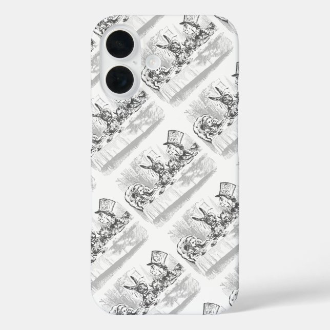Vintage Alice in Wonderland Tea Party Case-Mate iPhone Case (Back)