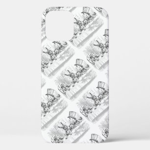 Vintage Alice in Wonderland Tea Party iPhone 12 Case