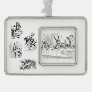 Vintage Alice in Wonderland Tea Party Ornament