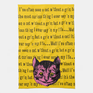 Vintage Alice in Wonderland Tea Towel