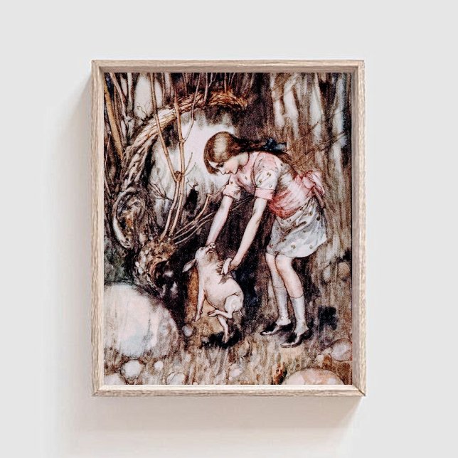 Vintage Alice in Wonderland The Baby Pig Poster (Creator Uploaded)