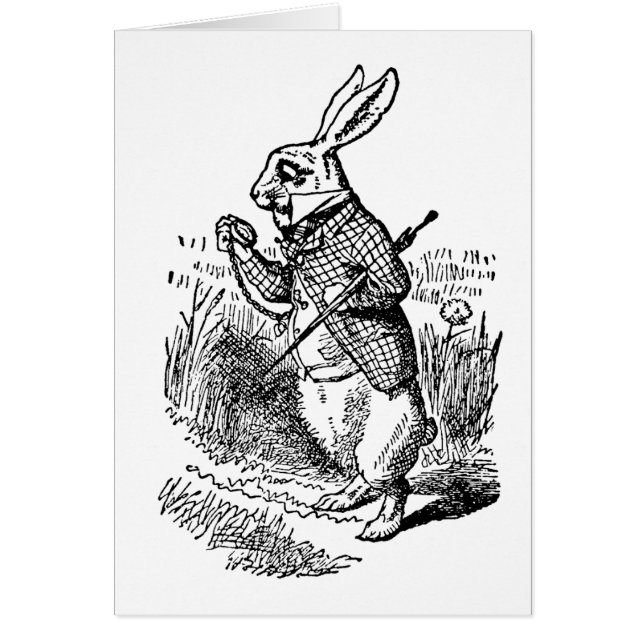Vintage Alice in Wonderland the White Rabbit Watch (Front)