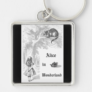 Vintage Alice in Wonderland Themed Keychain