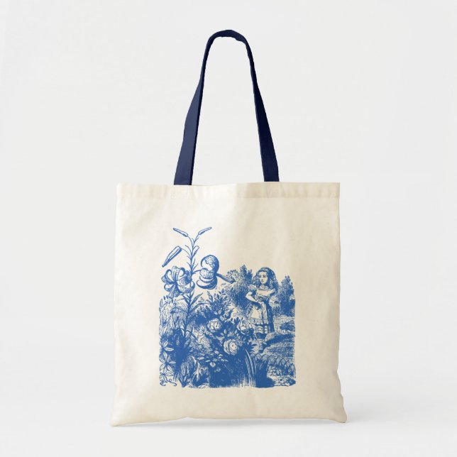 Vintage Alice in Wonderland Tote Bag (Front)