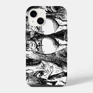 Vintage Alice in Wonderland, Tweedledum Tweedledee iPhone 14 Case