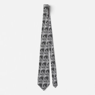 Vintage Alice in Wonderland White Knight on Horse Tie