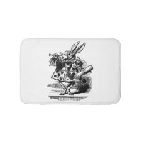 Vintage Alice in Wonderland White Rabbit as Herald