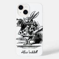 Vintage Alice in Wonderland White Rabbit as Herald